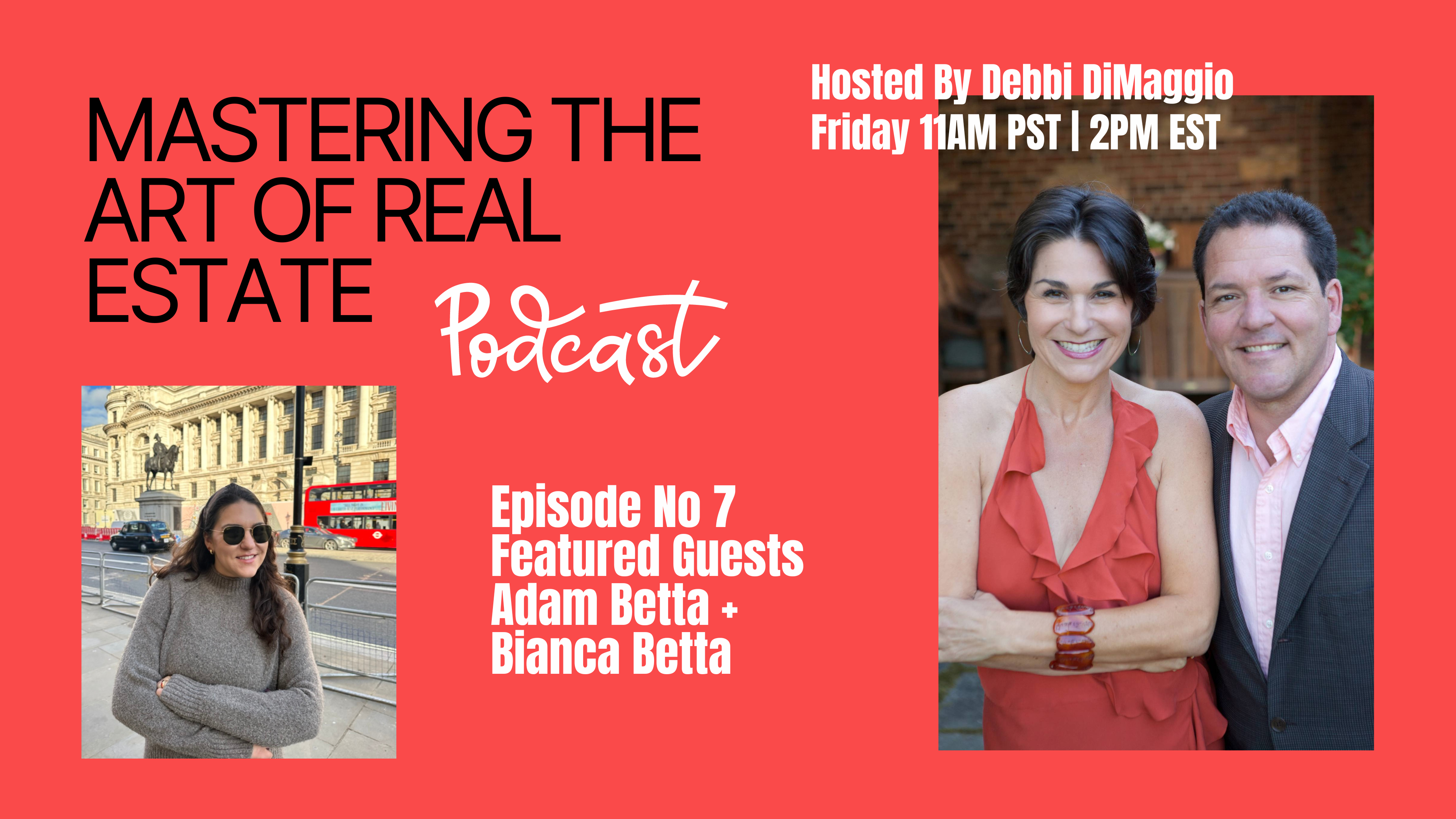 Mastering The Art of Real Estate PODCAST with Host, Debbi DiMaggio Graphic