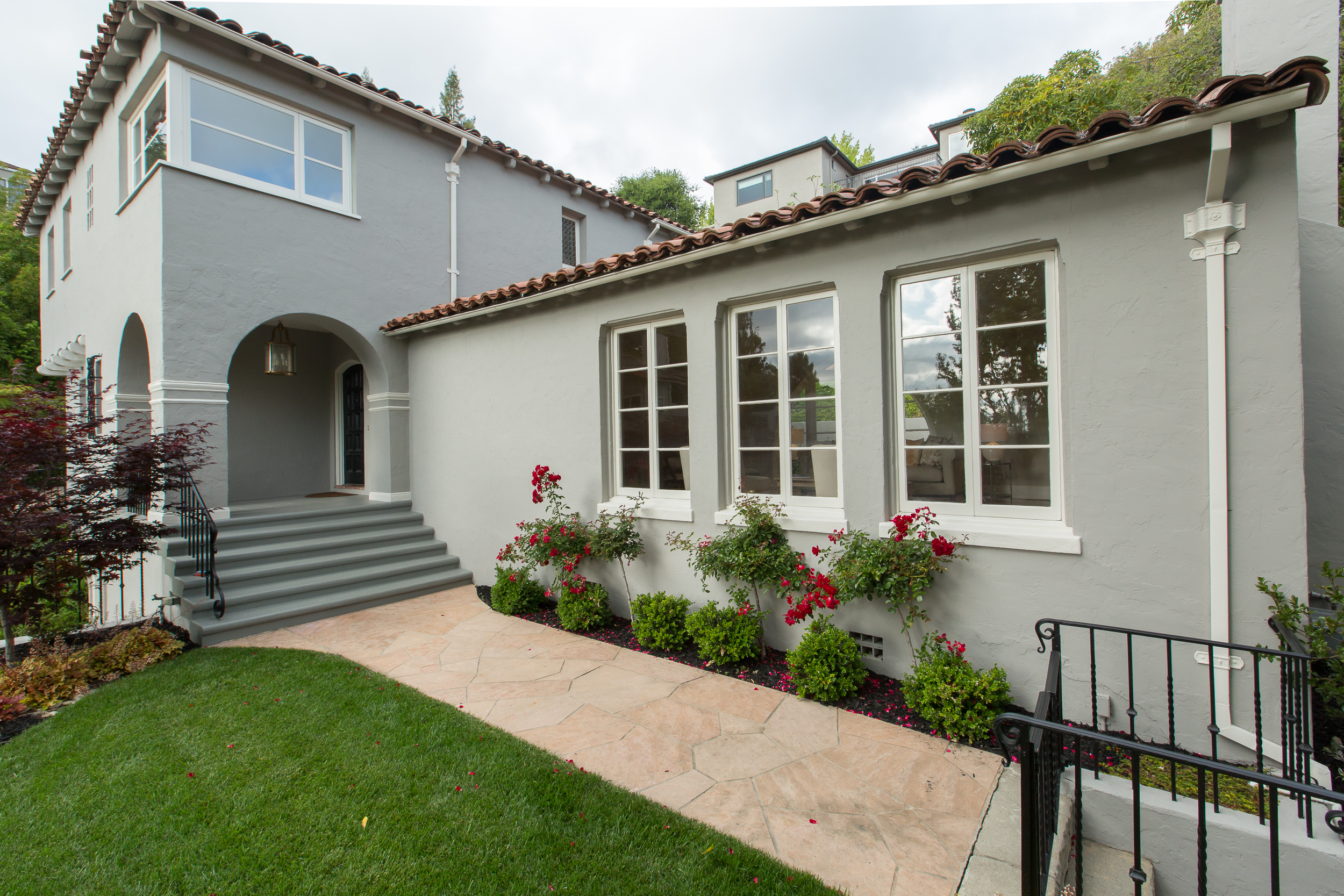 House painted taupe